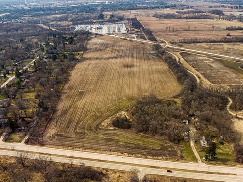 Majestic raw farmland of 43+/-acres for Planned-Unit-Development (PUD) for residential, mixed-use or special conservation project. North of Peterson Rd. / Rte. 137 & on westside of Milwaukee Ave. / Rte. 21 in unincorporated Lake County, this natural ...