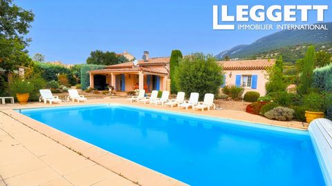 A24970EKO84 - In the picturesque village of Rustrel, at the heart of Provence, we've uncovered a charming property for you. The spacious and cozy living room boasts rustic features like old wooden beams, charming tiles, and a cozy fireplace. Both the...