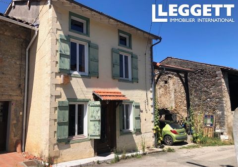 A31404JLV09 - Charmante maison de caractère dans un hameau, grand terrain arboré sans vis à vis de 1050m2 avec abri de jardin, serre et cabanon. Belle pièce de vie 35m2 poêle à granule, cuisine ouverte. A l'étage un espace bureau avec bibliothèque, 2...