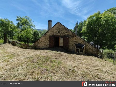 Fiche N°Id-LGB162035: Les cabannes, secteur Vallée ax les thermes, House of about 109 m2 including 2 room(s) including 1 bedroom(s) + Garden of 394 m2 - View: Mountains - Construction 1850 Stones - Additional equipment: garden - terrace - double glaz...