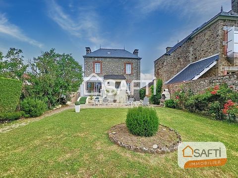 Située dans la commune de Plouasne, cette maison en pierre couverte d'ardoise offre un cadre de vie paisible, entouré d'un terrain d'environ 1000m² arboré et clôturé. Proche de commodités locales, cette propriété bénéficie d'un emplacement idéal pour...