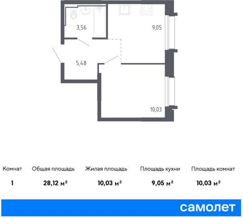 Продается 1-комн. квартира. Квартира расположена на 3 этаже 24 этажного монолитно-кирпичного дома (Корпус 1.1, Секция 1) в ЖК «Квартал Нейбута» от группы «Самолет». «Квартал Нейбута» — новый жилой комплекс в Ленинском районе Владивостока. Дома возвыш...