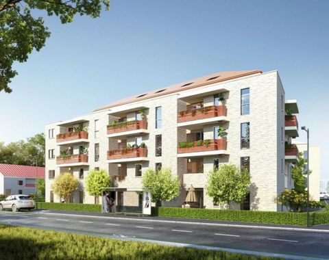 NEUF : Appartement T2 au 1er avec terrasse, métro