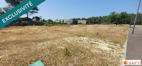 Terrain à batir 800 m2 viabilisé, Rare à 800 m de la plage