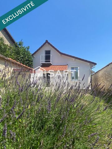 Entre Fontainebleau et Moret-sur-Loing, charmante maison dans un environnement calme et verdoyant - 3 pièces d'environ 52 m², 702m² de terrain avec jardin - 198 000 €