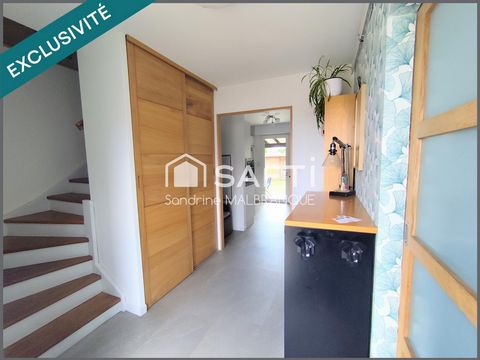 A vendre en EXCLUSIVITÉ maison de plus de 100m2,4 chambres, jardin clos et garage