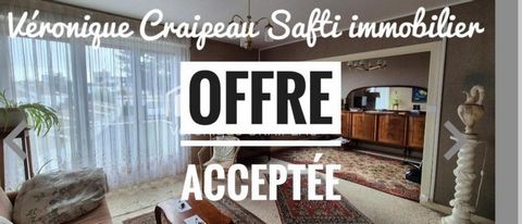 Appartement de type T4 avec 3 chambres, cave et garage proche haras/pentagone, école primaire et arrêt de bus