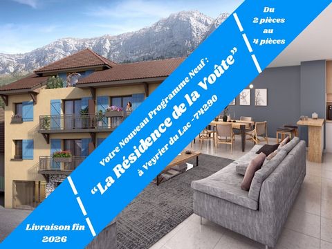 Veyrier-du-Lac ?? | T2 neuf de 44,30 m² avec balcon ?? à deux pas du lac et du village