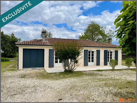 Charmant pavillon plain-pied, 3 chambres, belle pièce de vie, terrasse, garage et jardin entièrement clos.