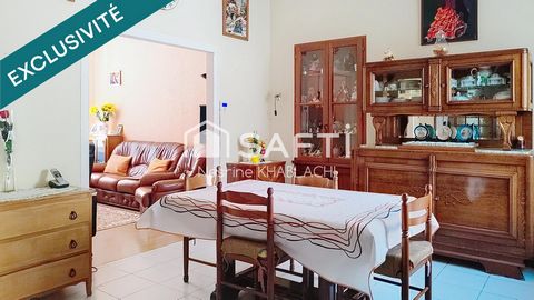 maison mitoyenne 105 m2,3 chambres, jardin, garage