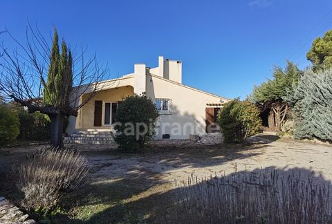 Dpt Gard (30), à vendre Proche Uzès maison P4, grand terrain paysagé, piscinable de 1620m2