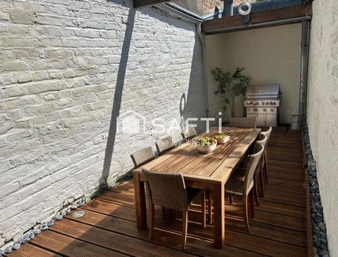 Amiens, quartier St Pierre, maison T3 avec garage et terrasse.
