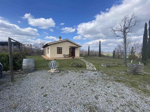 CHIUSI (SI), vicinity: immersed in the Tuscan hills, a few km from the A1 exit of the Autostrada del Sole motorway, farm of about 13.5 hectares consisting of: * 4.5 hectares approx. of gentle hillside arable land suitable for all types of cultivation...