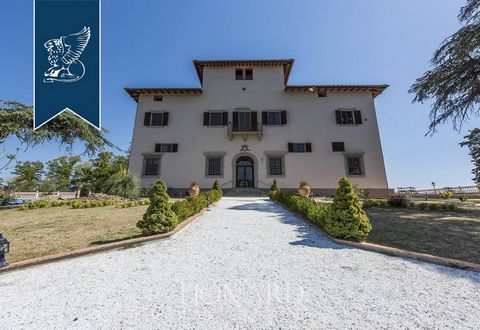 In the Chianti's countryside, a few kilometres from Florence, there is this prestigious estate for sale. This property measures 2,100 and is surrounded by 4 hectares of cultivated grounds. This is truly a dream villa surrounded by a haven of res...