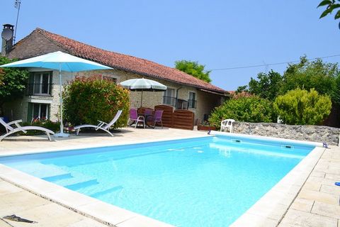Summary Stunning barn conversion with swimming pool, situated in a quiet location in a small village near St Paul Lizonne and St Severin, on the borders of the Dordogne and the Charente regions. This is a spacious house the character has been retaine...