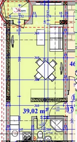 Appartement d’une chambre composé d’un séjour avec kitchenette avec accès à une terrasse, d’un couloir, d’une chambre et d’une salle de bain avec WC. Le village de Kranevo est à seulement 20 minutes. de la ville de Varna et de la ville de Dobrich. La...