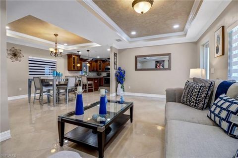Welcome to Golden Gate City, where luxury meets modern living! This stunning property, built in 2017, is a rare find in the area, boasting newer construction that will captivate any buyer. As you approach the home you will notice the pavers in the dr...