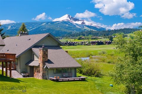 Big Sky condos like this rarely come to market. Located on the Middle Fork in the Meadow Village, this special setting offers exclusive privacy with recreational open space on two sides. Countless speciies of birds and wildlife frequent the area insu...