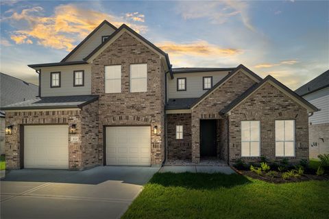 LONG LAKE NEW CONSTRUCTION - Welcome home to 3020 Mesquite Pod Trail Lane located in the community of Barton Creek Ranch and zoned to Conroe ISD. This floor plan features 4 bedrooms, 3 full baths, 1 half bath and an attached 3-car garage. You don't w...