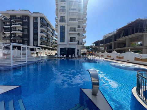 ALANYA MAHMUTLAR 900 TONNES. DE LA MER NOUVEAU LUXE ET DESIGN MODERNE 1+1,55 m2 PISCINE EXTÉRIEURE-PISCINE INTÉRIEURE-BAIN TURC-HAMMAM-SAUNA-FITNESS-SALLE DE KARAOKÉ-CINÉMA-BAR DE PISCINE-CAMÉLIA-ESPACE BARBECUE-RÉCEPTION-SÉCURITÉ 7/7-PORTIER-PARKING...