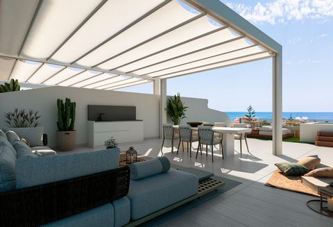 EXKLUSIVES PENTHOUSE MIT ATEMBERAUBENDEM MEERBLICK UND 100M VOM STRAND ENTFERNT (DENIA)~~Exklusive Penthäuser in einem luxuriösen Komplex von 38 neu gebauten Immobilien am herrlichen Strand von Les Deveses, mit Blick auf das Meer, die Sümpfe und den ...