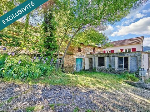 Grange avec terrasse de toit et vue panoramique sur les hauteurs de Lamalou-les-Bains – À aménager selon vos envies