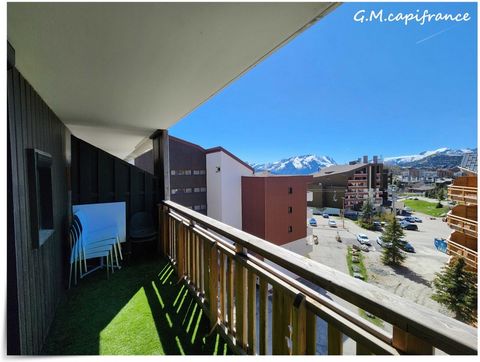 À vendre Appartement T1 avec balcon 26 m² Alpe dHuez secteur Bergers 230 000 H.A.I