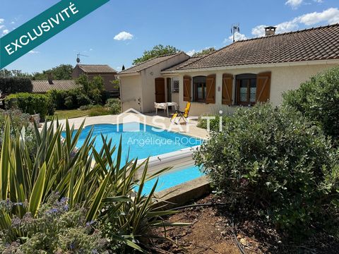 Nouveauté sur Magalas Maison de plain pied 4 chambres grande piscine sur 1100m2 un coin de paradis