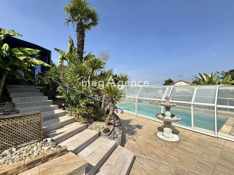 Maison 172m², emplacement idéal, piscine couverte, 3 chambres, sous-sol intégral,