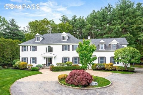 Classic Colonial elegance and a circular driveway on a pristine, manicured acre lot sets the stage for this exquisite residence located in one of Needham's most desired neighborhoods. With over 8000 square feet of finished living space, this stunning...