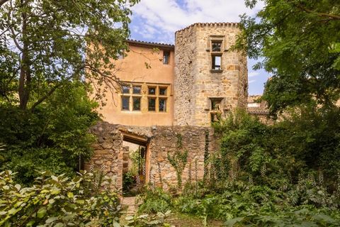 Maison de Caractère avec Tour du XVIIe siècle Un Trésor Historique au Cur dAlet-les-Bains - 190 m² Parc arboré Dépendance Remise
