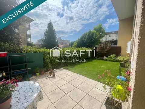 Appartement 3 pièces de 67 m2, 2 chambres avec jardin de 70 m2