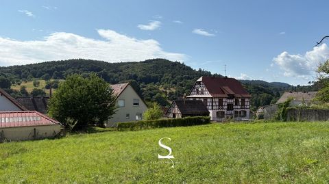 Une fenêtre ouverte sur les collines ! Terrain à vendre LEMBACH (67)