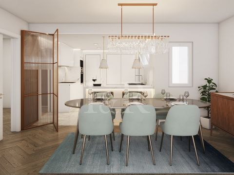 Spacious 4-bedroom apartment of 177 sqm, located in the Bocage 65 development in Avenidas Novas, Lisbon. This 4-bedroom apartment has an entrance hall, a 17 sqm kitchen with a laundry area and pantry, a 31 sqm living room and four large en suite bedr...