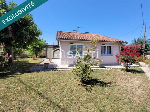 Maison de plain-pied avec garage - 800m² de parcelle