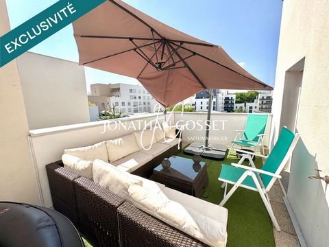 Appartement DUPLEX -5 pcs- 4ch- 93m²+ 28m² de terrasses