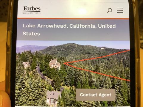 Rare opportunity to preserve or build development site perfectlypositioned at the top of Lake Arrowhead.  The private mountain ridge-line property offers unobstructed 360-degree mountain and lake views in a world-class location.  This developer's dre...
