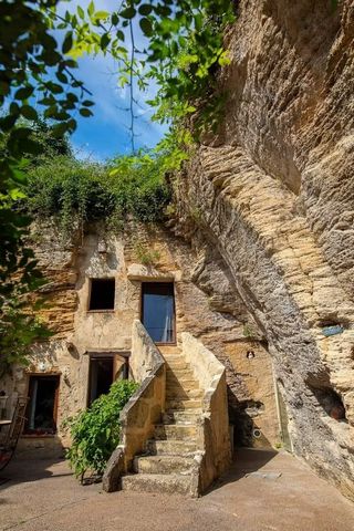 Only at your Notary!! Discover an extraordinary place dating from the 18th century, nestled in the heart of Doué-la-Fontaine (Maine-et-Loire). This troglodyte complex, a true jewel of Anjou's heritage, is located 7 meters underground, inviting you to...