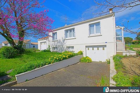 Fiche N°Id-LGB156447 : L'ile d'olonne, secteur La salaire, Maison 90m? - garage 34m? - terrain 688m? d'environ 90 m2 comprenant 5 piece(s) dont 3 chambre(s) + Terrain de 688 m2 - Vue : Vue d?gag?e - Construction 1961 Parpaing - Equipements annexes : ...