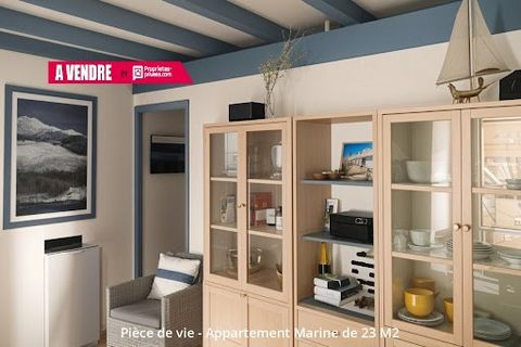 Incantevole appartamento in stile ''Marin'' a BONIFACIO MONOLOCALE di circa 23 M2 tutti i comfort arredato e arredato con gusto con tema ''marino'' situato in una località popolare di BONIFACIO composto da un soggiorno/cucina, una zona notte, un bagn...