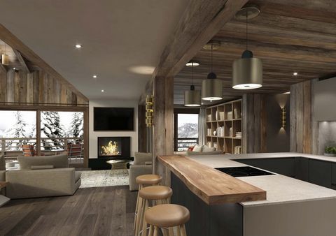 Welcome to your luxurious alpine haven in Meribel, where the stunning landscape of the French Alps meets the artistry of renowned architects. This exceptional 5-bedroom, 5.5-bathroom duplex penthouse offers a unique living experience, with the bedroo...