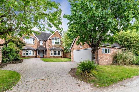Oakmead House is a very well-presented detached modern and contemporary family residence situated in the popular hamlet of Aston and in easy reach of the market town of Stone. The accommodation includes 5 bedrooms 4 bathrooms and 3 receptions, with d...