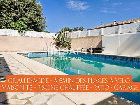 GRAU D'AGDE - À 10 min des plages à vélo