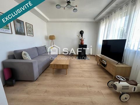 Maison rénovée, 3 chambres, bureau, jardin, sous-sol