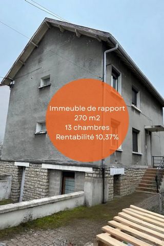 ? Immeuble 13 chambres meublées – Rentabilité brute 10,37 % – Dijon