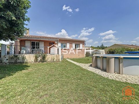 Villa de 90m² sur 857m² de terrain avec piscine