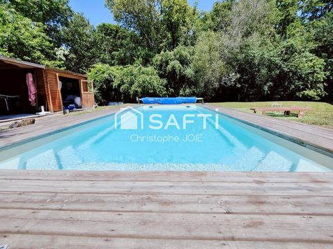 T7 cestas centre, piscine, au calme, garage 79 m²