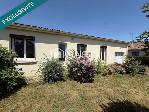 Maison de plain-pied, 102m2, 3 chambres, jardin