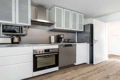 Comfortable apartment Nachtstern in a central location close to the beach. It has two bedrooms, a modern bathroom and a terrace.
