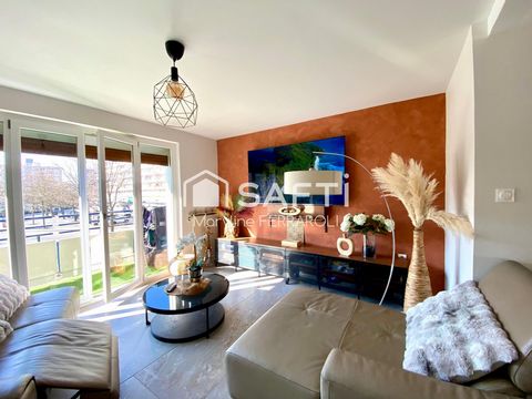 F4, 3 chambres, lumineux, cuisine ouverte, balcon